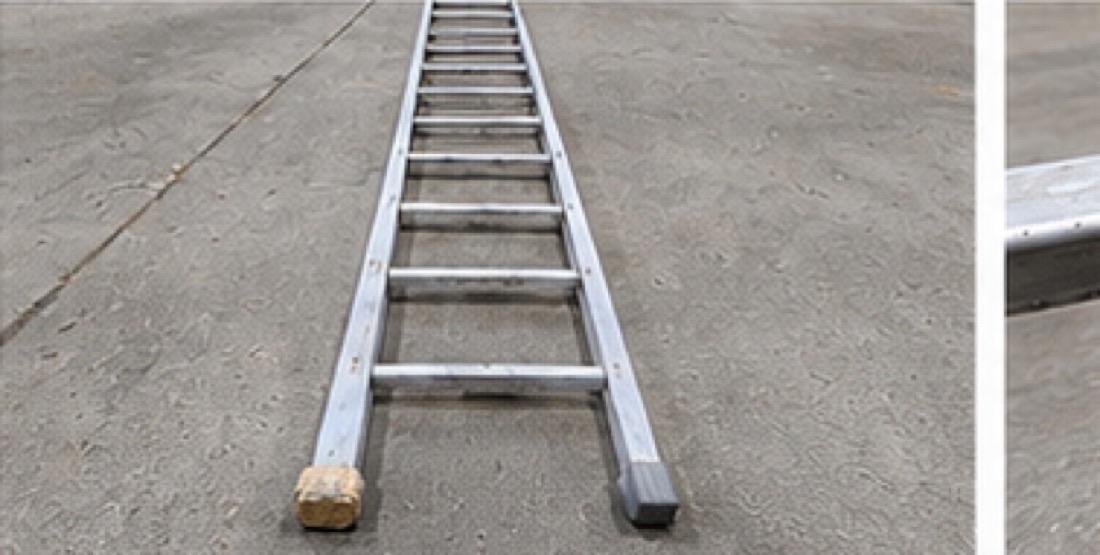 Anlegeleiter aus Aluminium